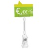 Pack of 10 Maxi Clips with Sign Holder and Extension
