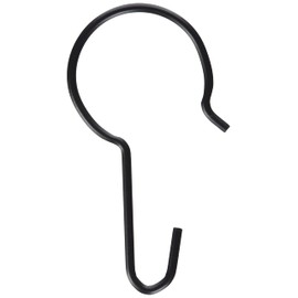 Jackson Safety Welding Curtain Hooks (Pack of 10), Black, Metal, 100% Metal, Heavy Duty, Pipe Mount, Fit 1.5" - 2" Pipe, for Welding Curtains