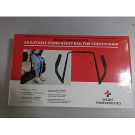 Medic Therapeutics Adjustable Standing Aid Rail for Couch & Chair (Cream) NEW