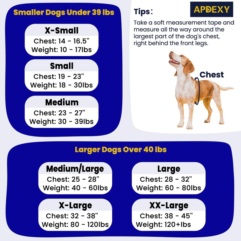 APDEXY Freedom No Pull Dog Harness, Designed for Hound Dog