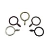 Rod Desyne 10 Count Eyelet Curtain Rings, 1-Inch, Satin Nickel