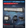 LEDKITO 20 inch LED Light Bar and 2PCS 4 Inch