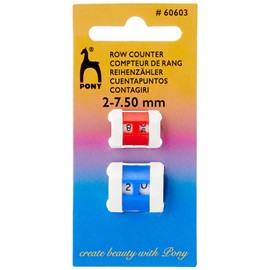Pony Combi Pack Sizes Row Counter, Multi-Colour, 6 x 4.7 x 9.8 cm