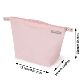 Insulated Lunch Bag Thermal Tote Bag for Adults Men Women Kids, Water-Resistant Soft Cooler Bag Bento Box for Work School Picnic Outdoor by VanFn P.Travel Series Pink