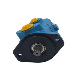 Mytee Products V10F Power Steering Pump - 3 Line Pump & Flow Control Cover Steering Pump Replaces V10F1P6P38C6G20 PAI 3950-001 Kenworth K188-146 SA524