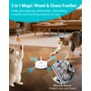 Temracha Interactive Cat Toy, Rechargeable Cat Toys for Indoor Cats,