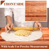 Vesici Reversible Pastry Board with Lip for Rolling Dough Large