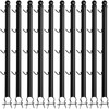 10 Pack Barbwire Arm Extensions for Chain Link Fence, 25"