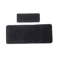 SURETY AGENT EMBROIDERY PATCH 4X10 AND 2X4 HOOK ON BACK BLACK/GRAY