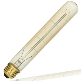 Satco 60 Watt T9 Incandescent; Clear; 3000 Average Rated Hours; 230 Lumens; Medium Base; 120 Volt for Pendant Lighting Fixtures, Decorative for Dining Room, Studio, Lounge, Restaurants (6 Pack)