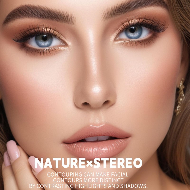 Grey Contour Palette Face Sculpting for Cool Toned Skin, Face