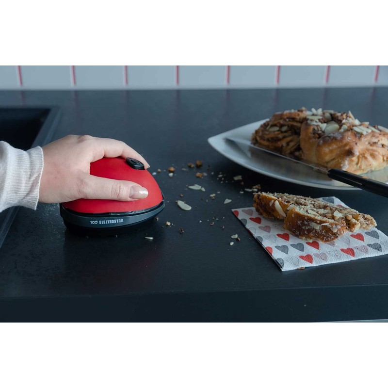 Starmix Mini Table Vacuum Cleaner - Battery Operated Handheld Vacuum