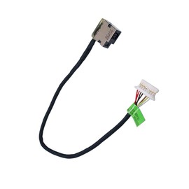 Fleshy Leaf DC Power Jack Harness Cable Replacement for HP Pavilion 15-AB 15-AK 15T-AB Series 799749-S17 799749-Y17 799749-F17 799749-T17