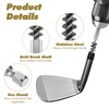 Xindojuz 4 PCS Golf Clubs Head Hosel Brush, Stainless Steel