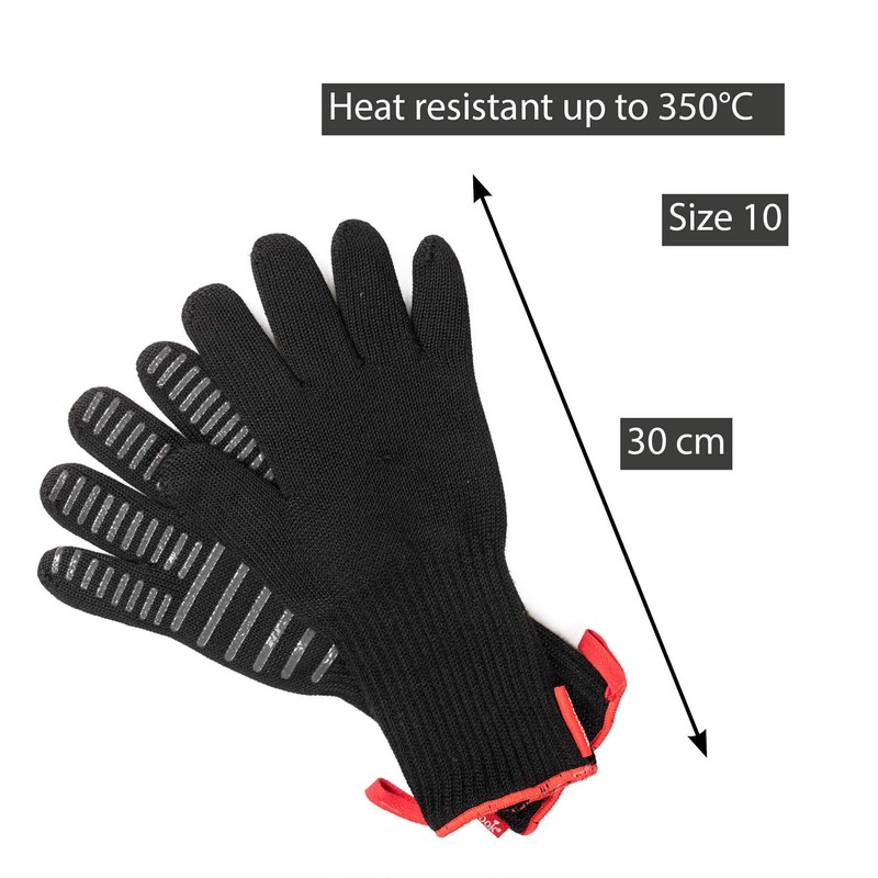 Barbecook Heat Resistant Barbecue Gloves, Premium Gloves for BBQ, Grill,