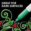 Sharpie Metallic Permanent Markers, Fine Point, Ruby Red & Emerald