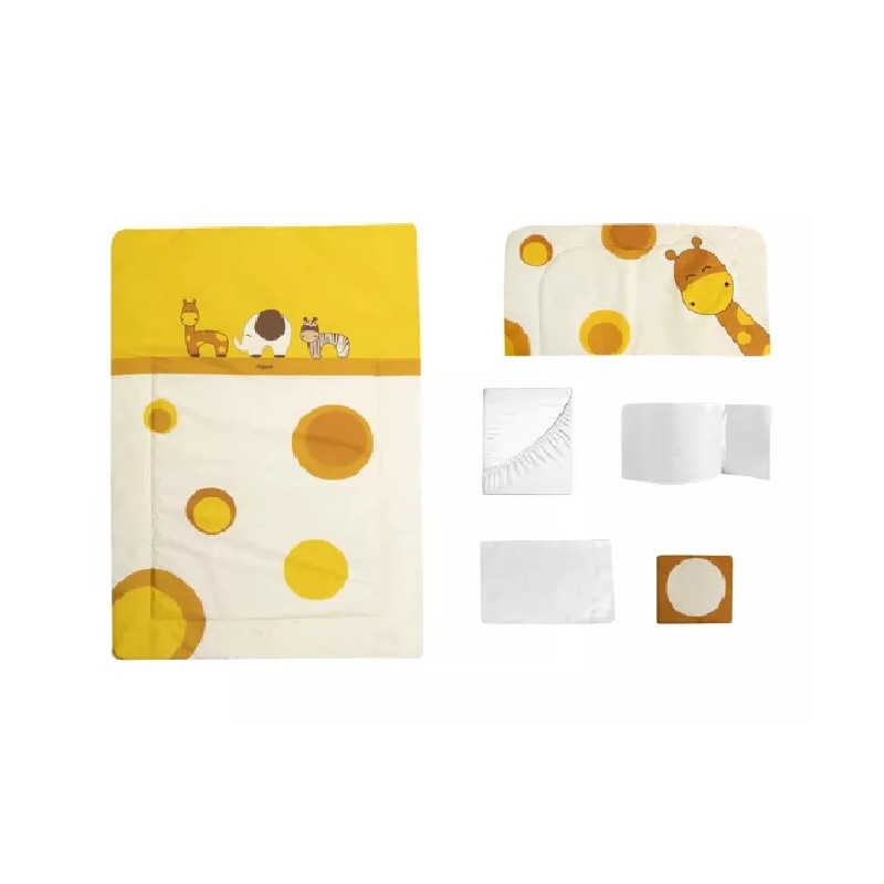 Chiqui Mundo Set De Edredón 6 Piezas Para Cuna Amigos