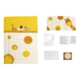Chiqui Mundo Set De Edredón 6 Piezas Para Cuna Amigos