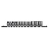 Sealey AK7992 12pc 3/8"Sq Drive Socket Set - Black Series