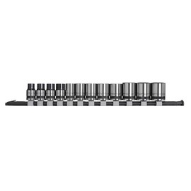 Sealey AK7992 12pc 3/8"Sq Drive Socket Set - Black Series