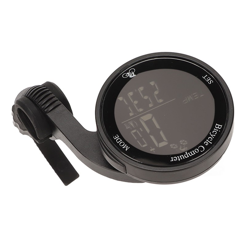 Bike Computer Speedometer Thermometer Clock Large Screen Clear Handwriting Waterproof