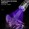 UV Flashlight Black Light Flashligh 4 Core 15W for Pet