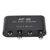 2 Channel Sound Amplifier Balanced 1/4 Inch 6.35mm Gain Independent
