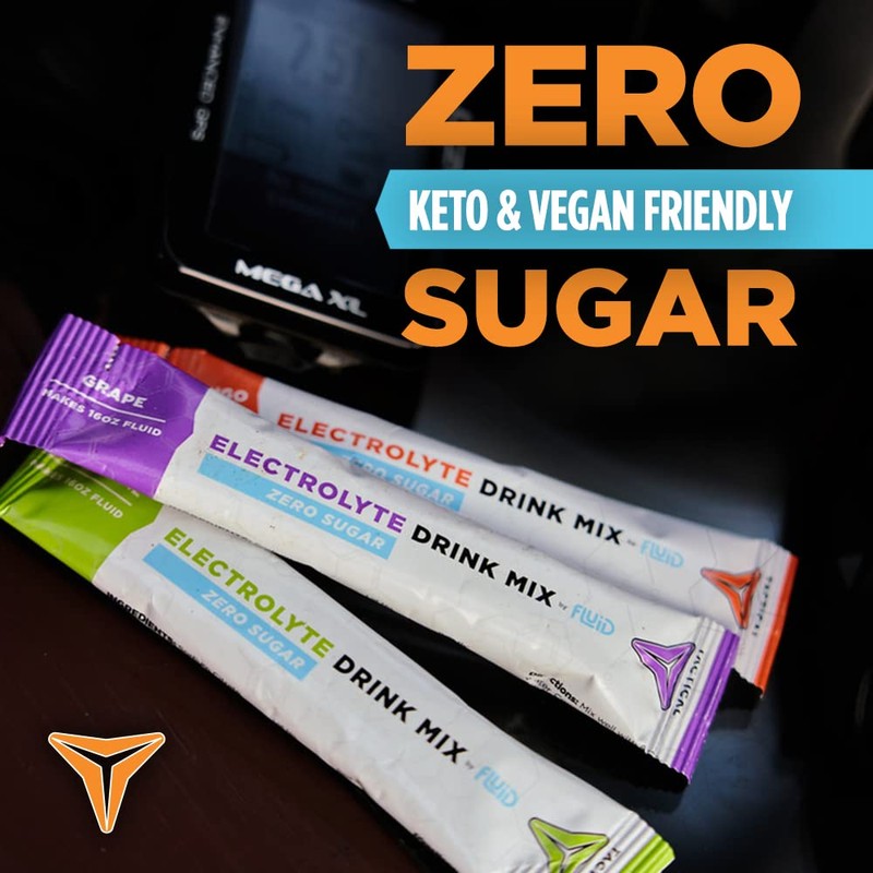 Fluid Tactical - 25 Count Zero Sugar Electrolyte Powder |