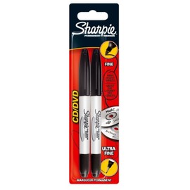 Sharpie PRM MKR, BLK, FP, 2CT, OLD