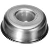 HABI Donut-Backform, Aluminium, Grau, 20 x 20 x 6 cm