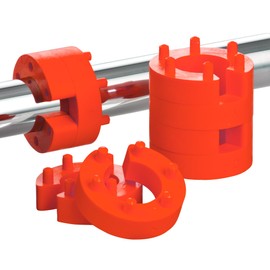 8x XENOHYPE Pro Red 22 mm Suspension Travel Limiter with 6-Way Positioning Spring Travel Limiter Diameter Inner: 22 mm / Outer: 45 mm