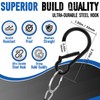 MILYARD 6 Pack Hanging Wires with Carabiner, 8 Inch Stainless