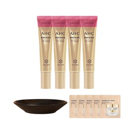 AHC Eye Cream Season 12 40ml x4 + Ceramic Soap Dish + 5 Bare Face Samples / AHC 아이크림 시즌12 40ml x4 + 도자기 비누 받침대 + 맨얼굴 샘플 5매