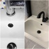 ITROLLE Sink Overflow Cover 2PCS Bathroom Vanity Sink Basin Trim