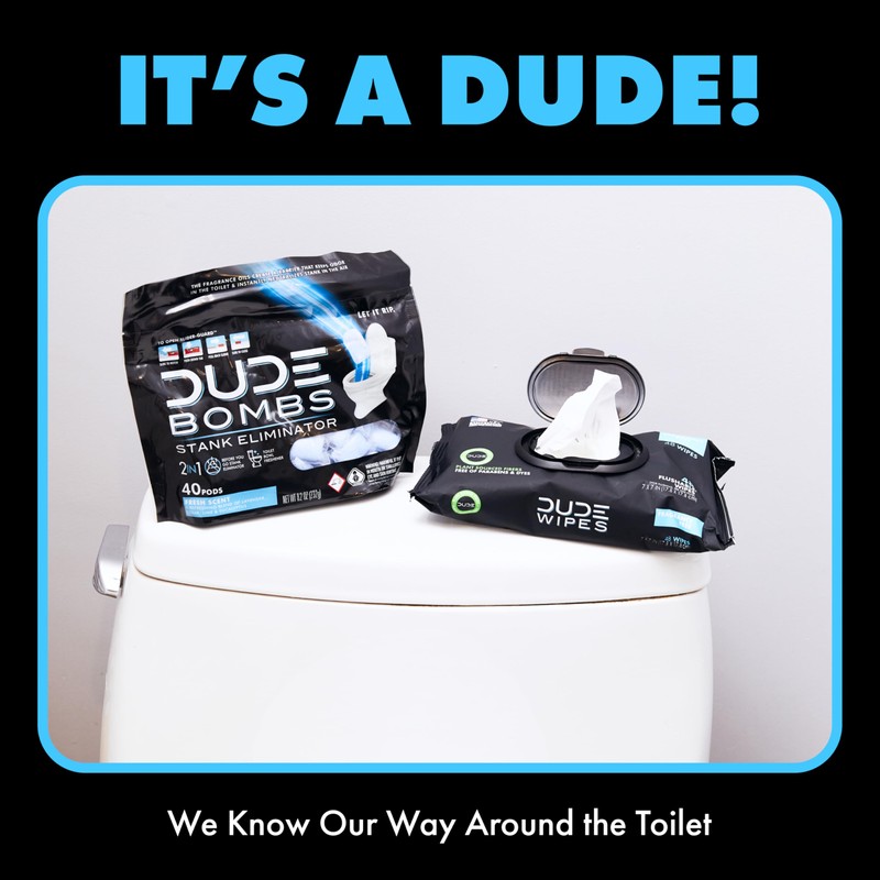DUDE Bombs - Toilet Stank Eliminator - 1 Pack, 40