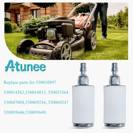 Atunee 10pcs 530095646 Fuel Filter for Husqvarna 128ld 124 125 128 Grass Trimmer Suitable for Craftsman Gas Leaf Blower