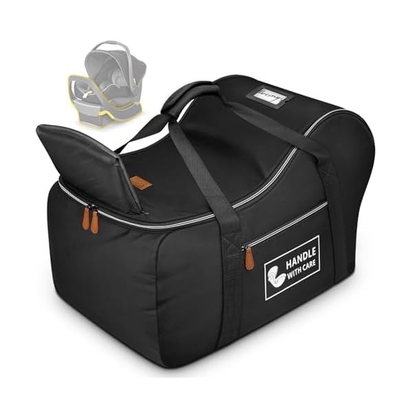 YOREPEK Car Seat Travel Bag Fits Infant Carseat with Anti-Rebound