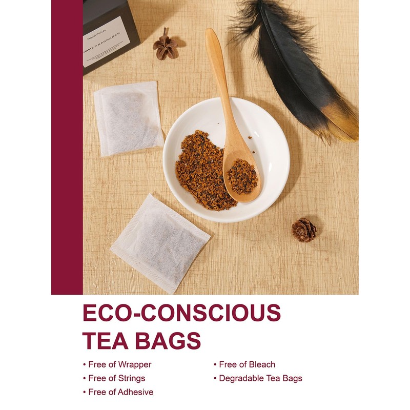 TeeLux Chaga Tea Bags, Pure & Natural Chaga Mushroom Tea,