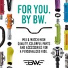 BW 100mm Riser Handlebar - Great for Mountain, Road, and