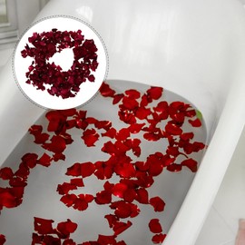 TEHAUX 100g Natural Dried Rose Petals for Bath, Skin Care, and Crafts - Ideal for Weddings, Potpourri, Aromatherapy Uses