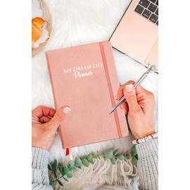 Daily, Weekly & Monthly Life Planner Perfect for 2024 to Help You Achieve Your Goals and Increase your Productivity, A5 Hardcover Undated 6 months Diary with Stickers & Gift Box