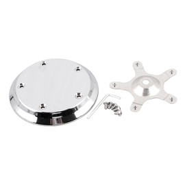 BID4ZE Chrome 5-Bolt Domed Air Cleaner Filter Trim Cover For Harley Dyna Wide Glide FXDWG 1999-2005 Electra Glide Ultra Classic EFI FLHTCU 2007-2013 Tri Glide Ultra Classic FLHTCUTG 2009-2014