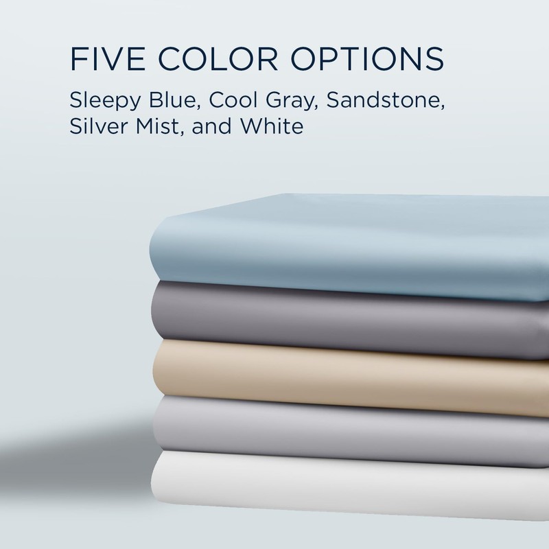 TEMPUR Classic Cotton Sheet Set White - Cal King