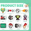 36 Pack Soccer Keychains - Fun Party Favors & Gifts