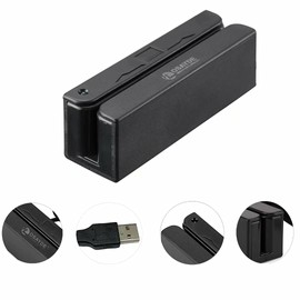 IT OSAYDE MSR90D Mini USB 3 Tracks Swipe Magnetic Credit Card Smart Card Reader
