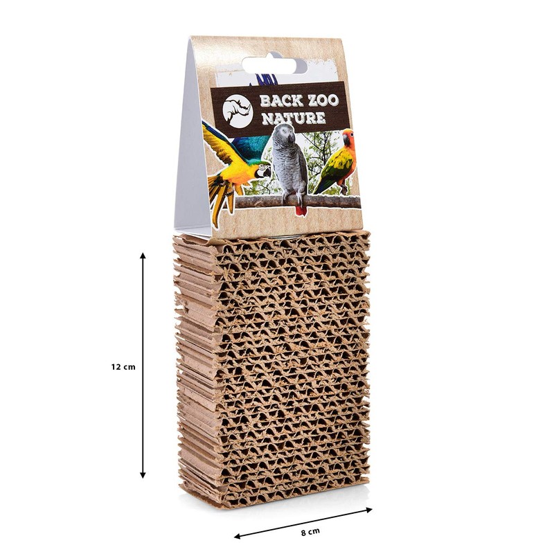 HappyBird Corrugated Cardboard Seat Board for Shredding, Cardboard Treat Block,