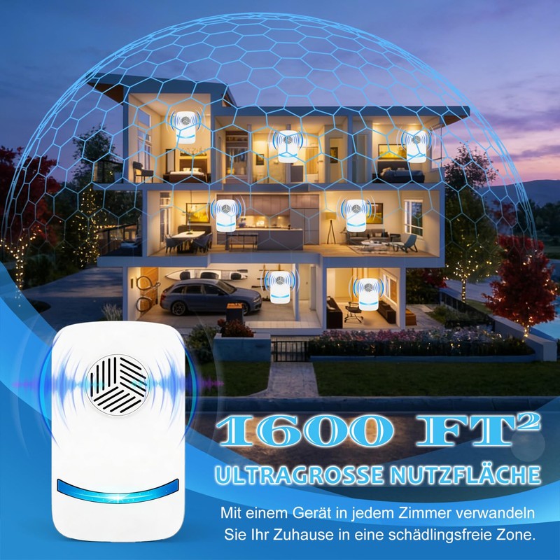 Bugshield - Spina antiacaro a ultrasuoni 2026, ad alte prestazioni,