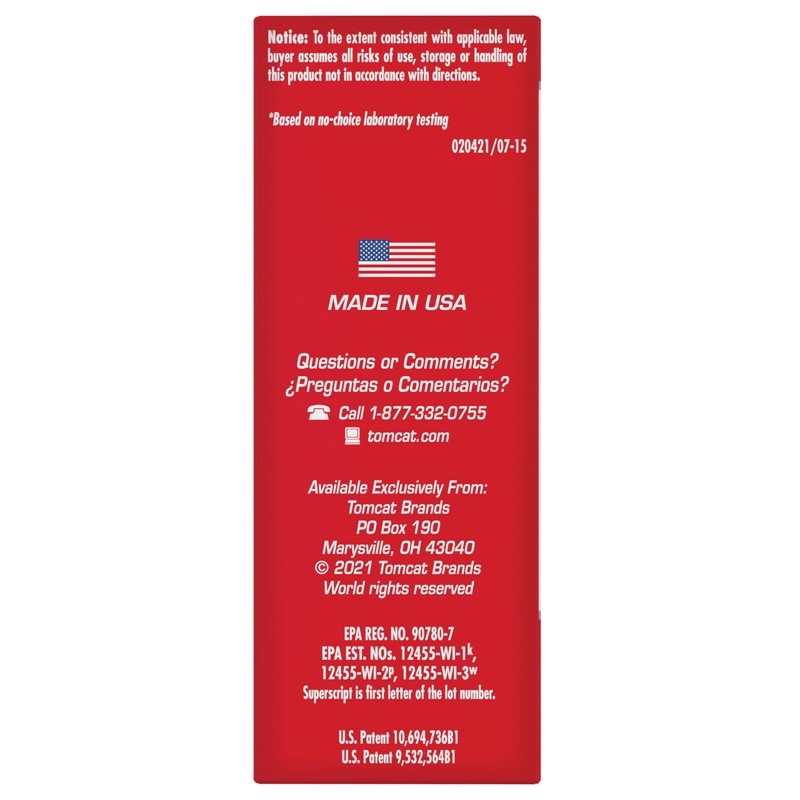 Tomcat Mouse Killer Child Resistant, Disposable Station, 1 Pre-Filled Ready-To-Use