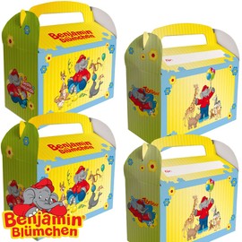 BENJAMIN BLÜMCHEN DH-Konzept 6 Gift Boxes for Children's Parties and Children's Birthdays // Töröööö // Elephant Children's Party Bags Party Bags Party Set