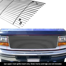 APS Compatible with 1992-1996 Ford Bronco F-150 F-250 F-350 Main Upper Billet Grille F85007A